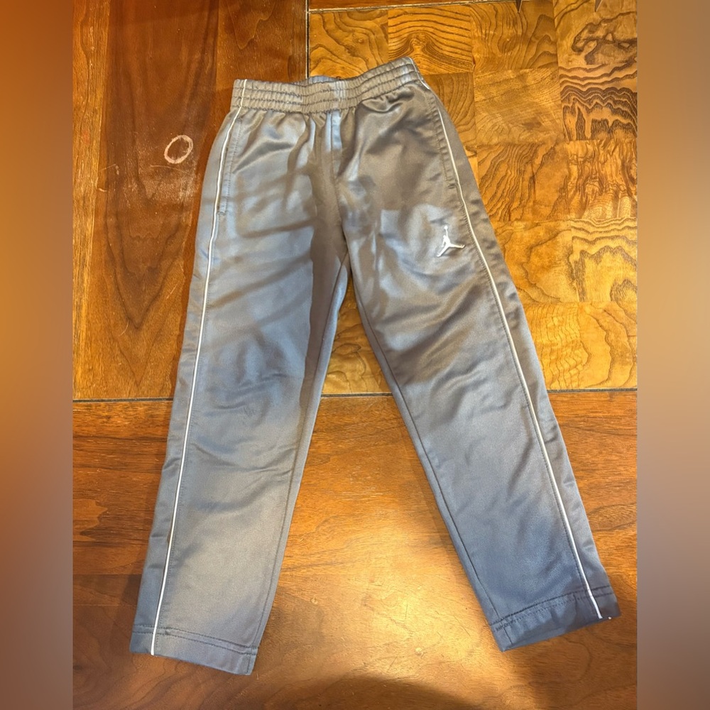 Jordan Gray Jogger Pants with Logo